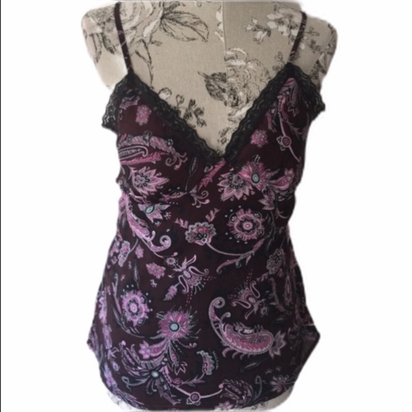 Nicole Miller Purple Cami 10 - Picture 1 of 5